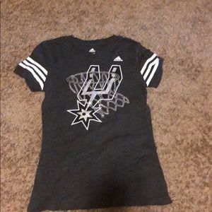 Girls Large Adidas San Antonio Spurs Shirt